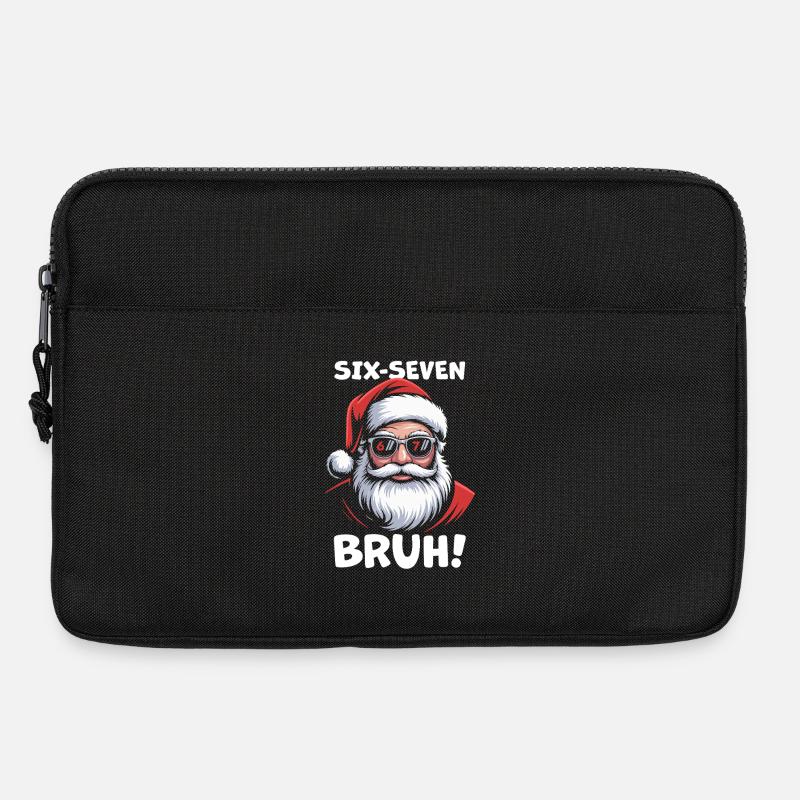 Weihnachtsmann Sechs Sieben - Laptoptasche 13" - Schwarz