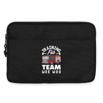 Wee Woo Squad Fire Tiny Firefighter - Laptop bag 13" - black - Front