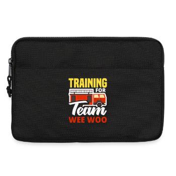 Wee Woo Squad Fire Tiny Firefighter - Laptop bag 13" - black - Front