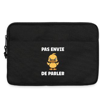 Ich will nicht über Duck reden - Laptoptasche 13" - Schwarz - Vorne