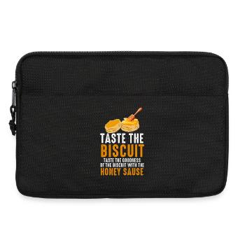 Taste the Biscuit with Honey Sauce - Laptop bag 13" - black - Front