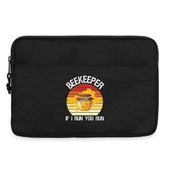 Beekeeper If I Run You Run Beekeeping Bee Lover - Laptoptasche 13" - Schwarz - Vorne