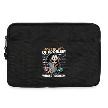 Funny Opossum - Laptop bag 13" - black - Front