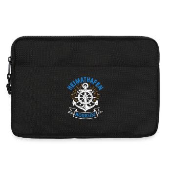 Borkumer Insel HEIMATHAFEN BORKUM Lustig - Laptoptasche 13" - Schwarz - Vorne