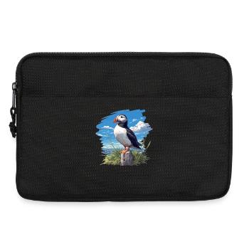 Puffin Papageientaucher - Laptoptasche 13" - Schwarz - Vorne