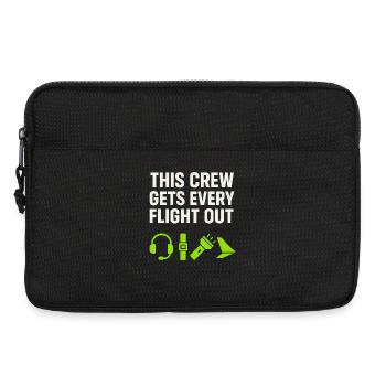 Nachtschichtrampe Des Bodenpersonals Am - Laptoptasche 13" - Schwarz - Vorne