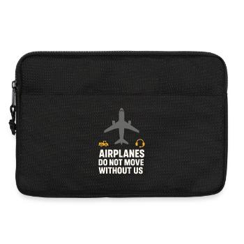 Nachtschichtrampe Des Bodenpersonals Am - Laptoptasche 13" - Schwarz - Vorne