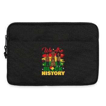 Histoire de We Are Black – Fierté de l’Unité Culturelle - Sacoche pour ordinateur portable 13 pouces - noir - Devant