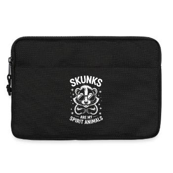 Moufette qui dit un cadeau drôle de moufette - Sacoche pour ordinateur portable 13 pouces - noir - Devant