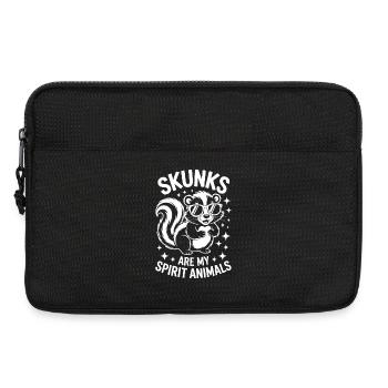 Moufette qui dit un cadeau drôle de moufette - Sacoche pour ordinateur portable 13 pouces - noir - Devant