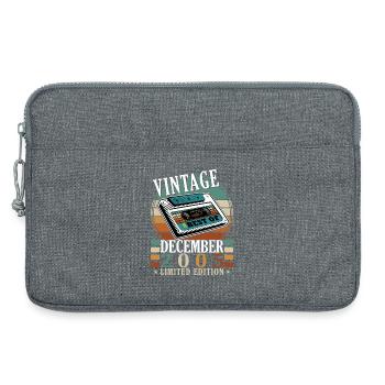 Édition limitée Vintage décembre 2005 - Sacoche pour ordinateur portable 13 pouces - gris chiné - Devant
