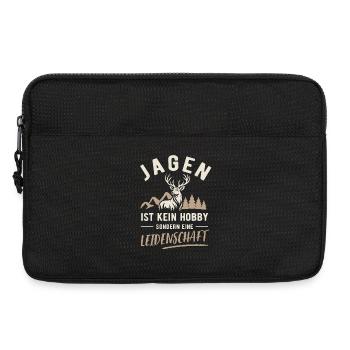 Hunting | Not a hobby but a passion - Laptop bag 13" - black - Front