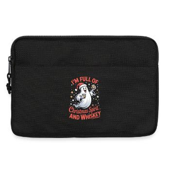 Whisky Santa Spirit de Noël - Sacoche pour ordinateur portable 13 pouces - noir - Devant