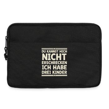 3 enfants Maman Maman Papa Père - Sacoche pour ordinateur portable 13 pouces - noir - Devant