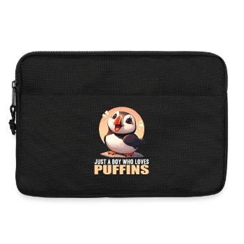 Puffin Papageientaucher - Laptoptasche 13" - Schwarz - Vorne