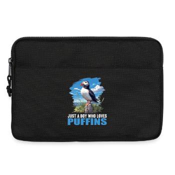 Puffin Papageientaucher - Laptoptasche 13" - Schwarz - Vorne