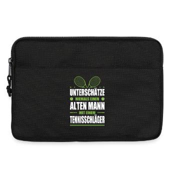 Tennis Player Gifts Tennis Sayings Outfits - Laptop bag 13" - black - Front