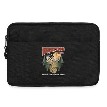 Saison de chasse – cerfs dans la forêt - Sacoche pour ordinateur portable 13 pouces - noir - Devant