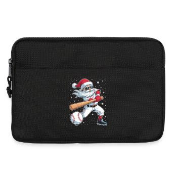 Étoile de baseball du Père Noël - Sacoche pour ordinateur portable 13 pouces - noir - Devant