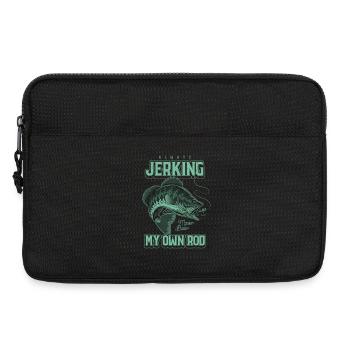 Toujours en train de branler ma canne en train de pêcher bizarrement - Sacoche pour ordinateur portable 13 pouces - noir - Devant