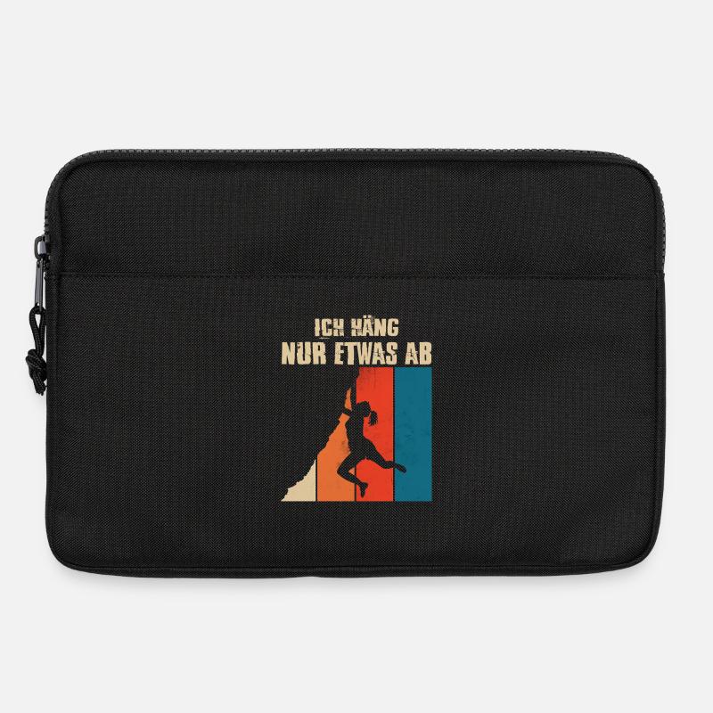 Bouldern Geschenke Klettern Kletterer Boulderer - Laptoptasche 13" - Schwarz
