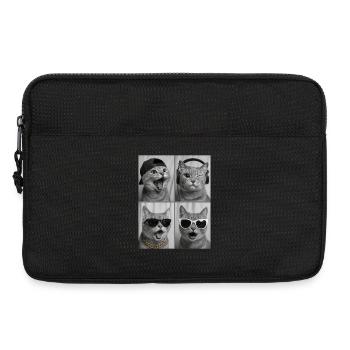 Katze - Laptoptasche 13" - Schwarz - Vorne
