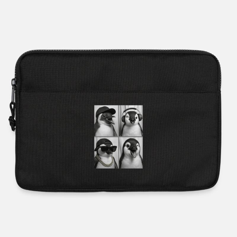 Pinguin - Laptoptasche 13" - Schwarz