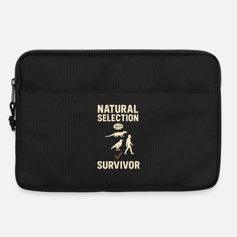 Charles Darwin Geschenk Natürliche - Laptoptasche 13" - Schwarz