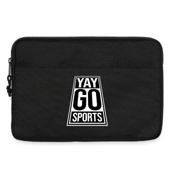 Yay Go Sports Sarkastisch Lustig Anti Sport Humor - Laptoptasche 13" - Schwarz - Vorne