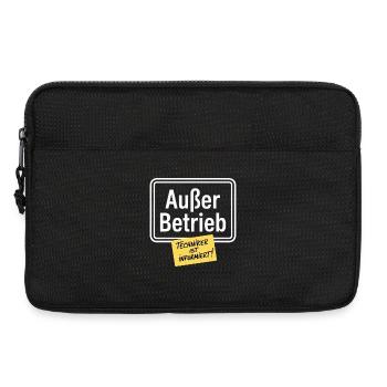 Außer Betrieb Techniker Informiert Faultier Büro - Laptoptasche 13" - Schwarz - Vorne