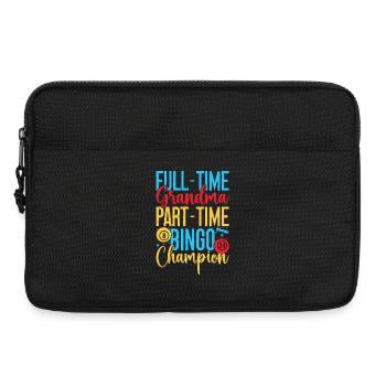 Bingo Game Full-Time Grandma Part-Time Bingo - Laptop bag 13" - black - Front