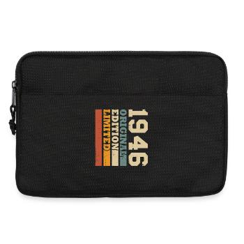 Original 1946 Jahrgang Vintage Geburtstag Retro - Laptoptasche 13" - Schwarz - Vorne