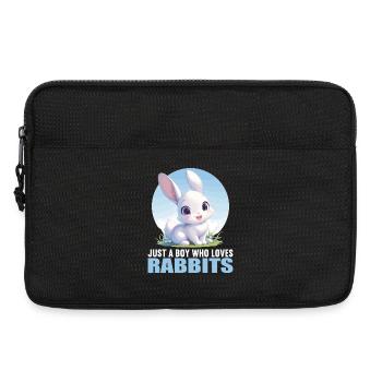 Hasen Hase - Laptoptasche 13" - Schwarz - Vorne
