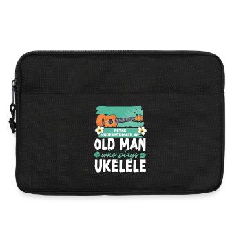 Hawaiian Ukulele Uke Grandpa - Laptoptasche 13" - Schwarz - Vorne