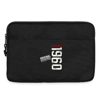 65th Birthday Original December Vintage 1960 - Laptop bag 13" - black - Front