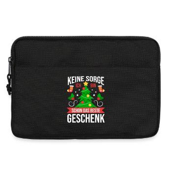 Noël du Père Noël - Sacoche pour ordinateur portable 13 pouces - noir - Devant