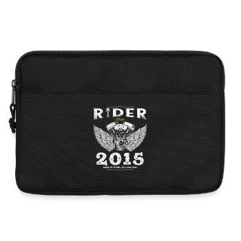 Rider Since 2015 - Raised on Steel and Speed - Laptop bag 13" - black - Front