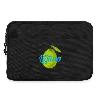 Liguria Retro Olive Italy Vintage Souvenir - Laptop bag 13" - black - Front