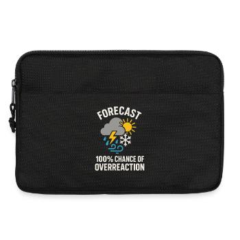 weather, drama, humor, gift, rain, snow - Laptop bag 13" - black - Front