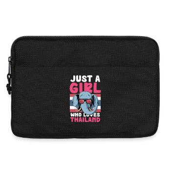 Nur ein Mädchen, das Thailand liebt - Laptoptasche 13" - Schwarz - Vorne