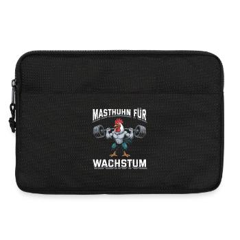 Gewichtheber MASTHUHN FÜR WACHSTUM Lustiges - Laptoptasche 13" - Schwarz - Vorne