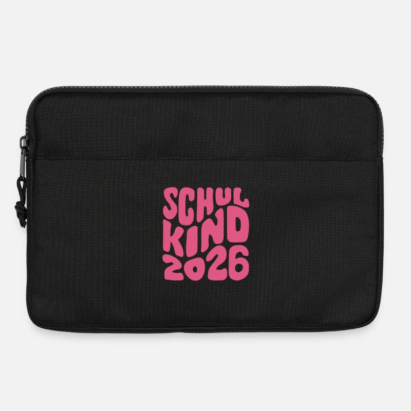 Schulkind 2026 - Einschulung - Erstklässler - Laptoptasche 13" - Schwarz