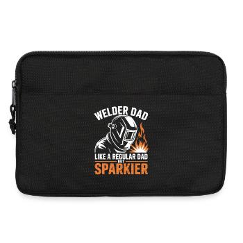 Schweißer Spruch Beruf Lustiges Schweißer Geschenk - Laptoptasche 13" - Schwarz - Vorne
