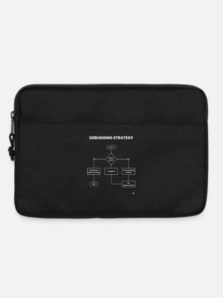 Debugging-Strategie-Flussdiagramm – Funktioniert es Geschenk - Laptoptasche 13" - Schwarz