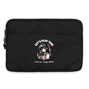 Lets Play Together - Gaming Design - Laptop bag 13" - black - Front