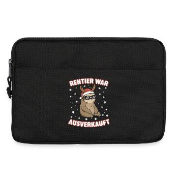 Rentier War Ausverkauft - Laptoptasche 13" - Schwarz - Vorne