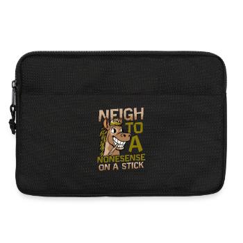 Anti Hobby Horsing Nonsense On A Stick - Laptop bag 13" - black - Front