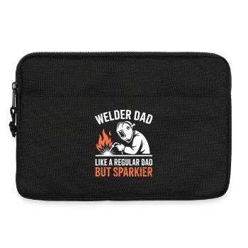 Schweißer Spruch Beruf Lustiges Schweißer Geschenk - Laptoptasche 13" - Schwarz - Vorne