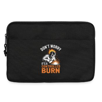 Schweißer Spruch Beruf Lustiges Schweißer Geschenk - Laptoptasche 13" - Schwarz - Vorne