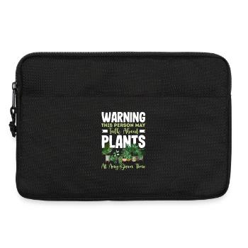 Cadeaux pour les jardins et les amoureux des plantes - Sacoche pour ordinateur portable 13 pouces - noir - Devant
